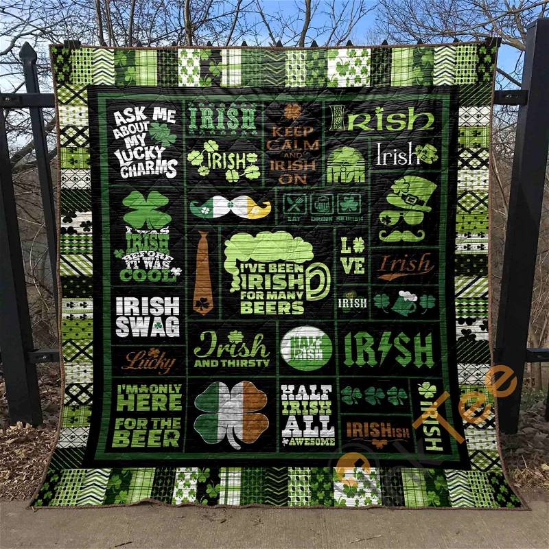 Irish For Many Beers Quilt Blanket Bedding Set