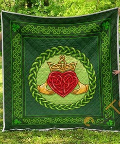 Irish Heart Premium Quilt Blanket Bedding Set