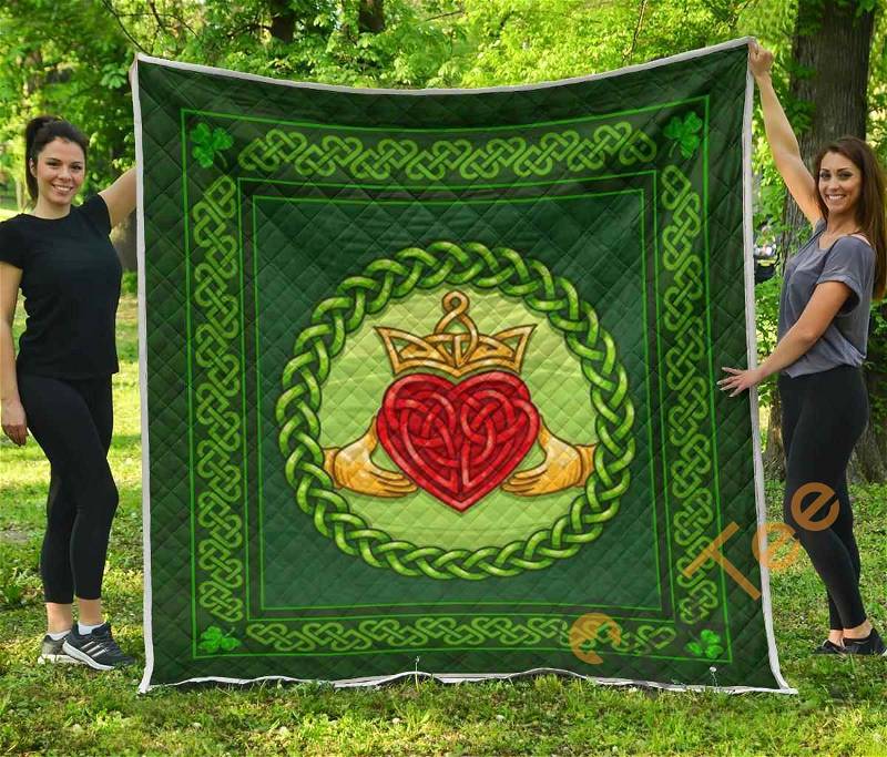 Irish Heart Premium Quilt Blanket Bedding Set