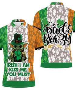 Irish I Am Kiss Me You Must Irish Baby Yoda Saint Patrick Day 3d Polo Shirt Jersey All Over Print Shirt 3d T-shirt