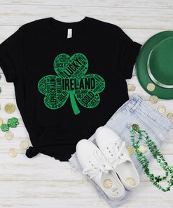 Irish Lucky Shirt, Clover Shirt, Pot of Gold Shirt Shirt, Irish Shirt, Quote Patrick's Day Shirt
