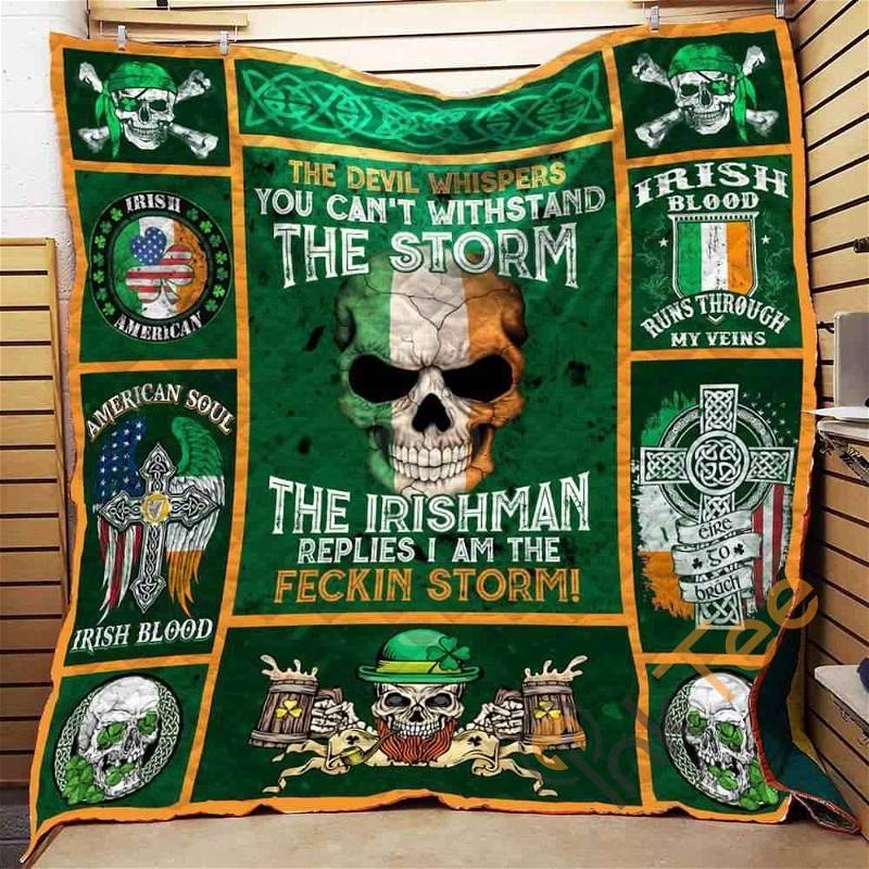 Irish Storm 3D Quilt Blanket Bedding Set