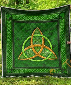 Irish Symbol Premium Quilt Blanket Bedding Set