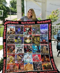 Iron Maiden Albums Cover Poster Ver Collected Quilt Blanket Bedding Set