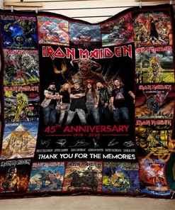 Iron Maiden Band Sign Quilt Blanket Bedding Set