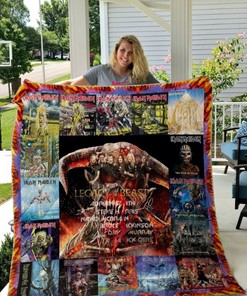 Iron Maiden Legavy Of The Beast Style Quilt Blanket Bedding Set