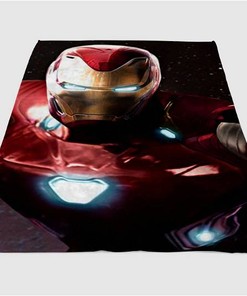 Iron Man Infinity War Sherpa Fleece Blanket Gifts for Family, for Couple