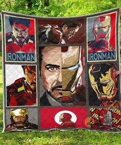 Ironman 2 Quilt Blanket Bedding Set