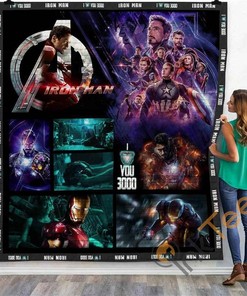 Ironman 3 Quilt Blanket Bedding Set
