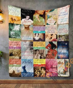Isabel Allende Books Quilt Blanket Bedding Set