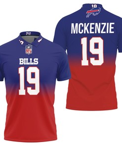 Isaiah Mckenzie #19 Buffalo Bills Great Player Nfl American Football Team Royal Color Crash 3d Designed Allover Gift For Bills Fans Polo Shirt