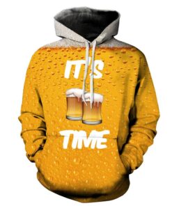 It’s Beer Time Funnys Hoodie 3D