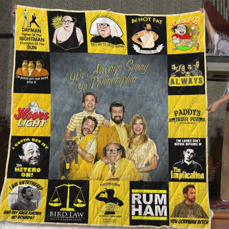 Its Always Sunny In Philadelphia Quilt Blanket Bedding Set