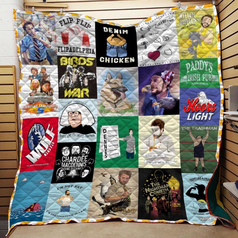 ItS Always Sunny In Philadelphia Quotes Quilt Blanket Bedding Set