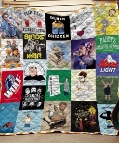 It's Always Sunny In Philadelphia Quotes Quilt Blanket Bedding Set
