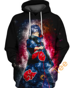 Itachi Copy Wheel Eye Hoodie 3D