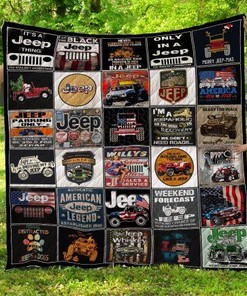 It's A Jeep Thing Quilt Blanket Bedding Set for Home Décor