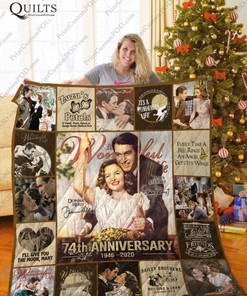 It's A Wonderful Life 74th Anniversary Quotes Collection Quilt Blanket Bedding Set