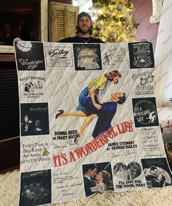 It's A Wonderful Life Love Collected Collection For Fans Quilt Blanket Bedding Set