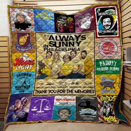 It's Always Sunny In Philadelphia Anniversary Quilt Blanket Bedding Set