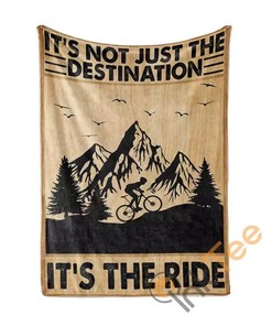 Its Not The Destination It's The Ride Sherpa Fleece Blanket Gifts for Family, for Couple
