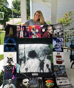 J. Cole Albums For Hip Hop Fans Ver Collection Quilt Blanket Bedding Set