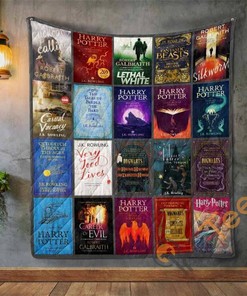 J. K. Rowling Books Quilt Blanket Bedding Set