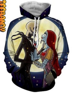 Jack & Sally The Nightmare Before Christmas Hoodie