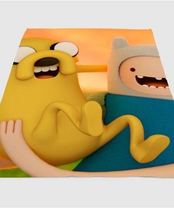 Jack And Finn 3d Sherpa Fleece Blanket Gifts for Family, for Couple