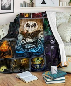 Jack Sherpa Fleece Blanket Gifts for Family, for Couple