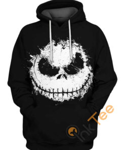 Jack Skeleton Face Hoodie 3D