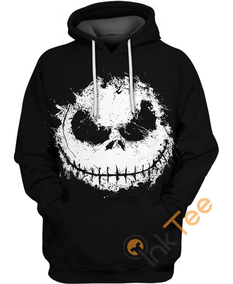 Jack Skeleton Face Hoodie 3D