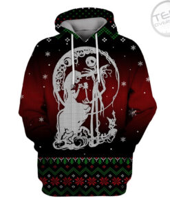 Jack Skellington And Sally Hoodies