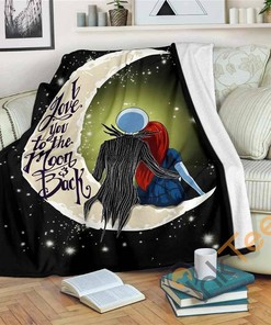 Jack Skellington And Sally Sherpa Fleece Blanket Gifts for Family, for Couple