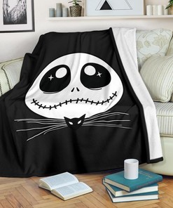 Jack Skellington Fleece Blanket Gift For Fan, Quilt Blanket Bedding Set Gift76