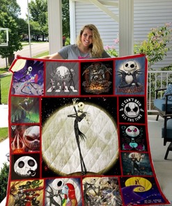 Jack Skellington It Can't Rain All The Time Quilt Blanket Bedding Set