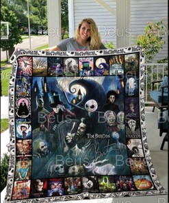 Jack Skellington Nightmare Before Christmas Halloween Decor Home Quilt Blanket Bedding Set Banket