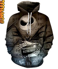 Jack Skellington Nightmare Police Halloween Hoodie