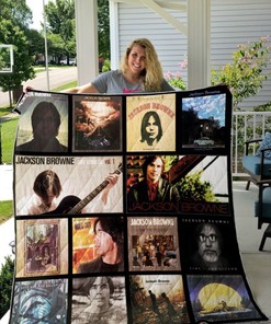 Jackson Browne Best Album Collection Quilt Blanket Bedding Set
