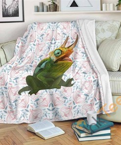 Jackson's Chameleon Sherpa Fleece Blanket Gifts for Family, for Couple