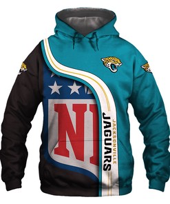 Jacksonville Jaguars 3D Hoodie Pullover Zip Hoodie Nfl for Fans