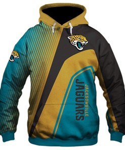 Jacksonville Jaguars 3D Zip Hoodie Zip Hoodie Pullover Nfl