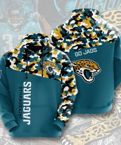 Jacksonville Jaguars Custom Sport All Over Print Hoodie 3D 11