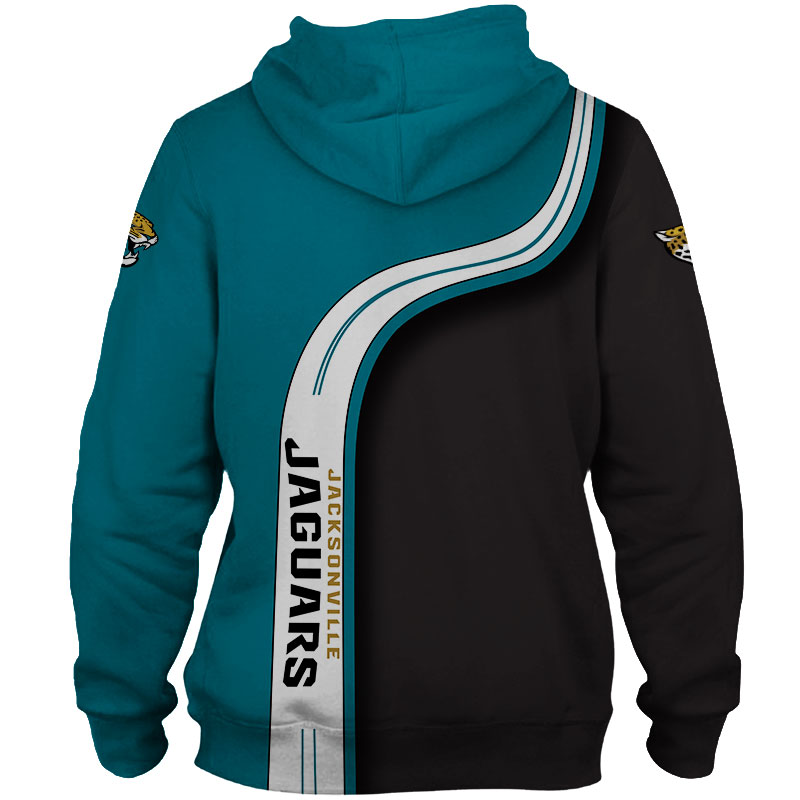 Jacksonville Jaguars Hoodie 3D Cute Zip Hoodie Pullover Gift for Fans - Image 3