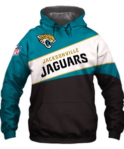 Jacksonville Jaguars Hoodie 3D Zip Hoodie