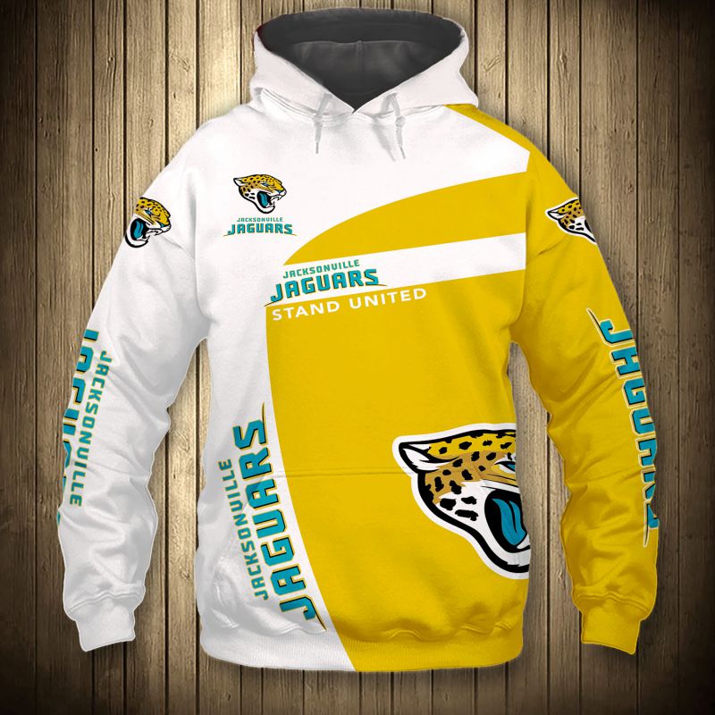 Jacksonville Jaguars Hoodie 3D Zip Hoodie Pullover Gift for Fans - Image 3