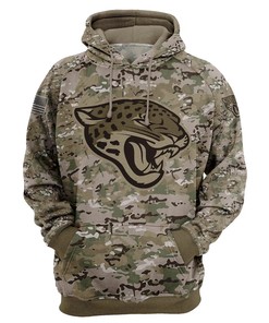 Jacksonville Jaguars Hoodie Army Graphic Zip Hoodie Pullover Gift for Fans