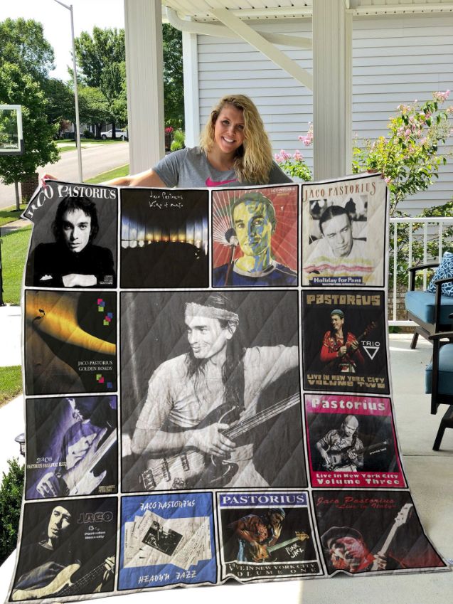 Jaco Pastorius Graphic Quilt Blanket Bedding Set
