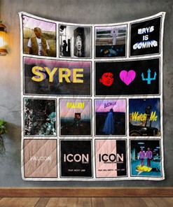 Jaden Smith Watch Me Album Covers Quilt Blanket Bedding Set