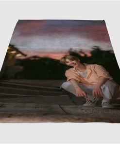 Jaemin Nct Sherpa Fleece Blanket Gifts for Family, for Couple